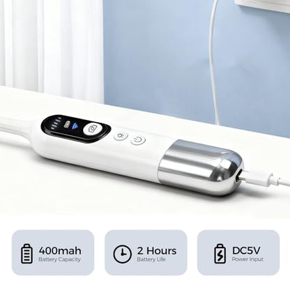 2025 New Wireless HD Endoscope Camera with 8 Adjustable LED Lights, Portable Inspection Camera Compatible with Android & iPhone