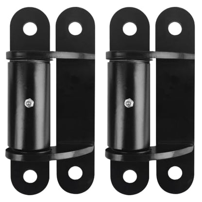 7" Heavy Duty Gate Hinges, 1100 lb, Black 2 Pack, Face-Mount Bolt/Weld-On - size: 2060P