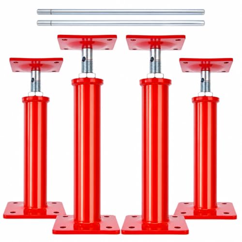 4 Pack House Jacks for Leveling, 11-16 in Crawl Space Jacks, 8820 lbs Q235