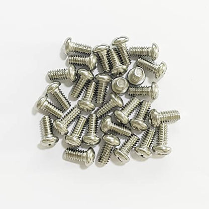 WAFJAMF 1/4-20 Thread (30 Pcs) Truss Head Phillips Machine Screws Full Thread 304 Stainless Steel Knob Pull Screws for Cabinet Drawer (1/4-20 x 1/2") - size: 1/4-20 x 1/2"-30Pcs