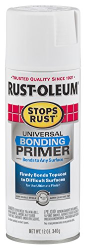 Rust-Oleum Stops Rust Universal Bonding Primer Spray, Flat White - color: Flat White, size: 12 Ounce (Pack of 1)