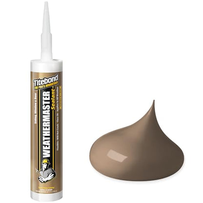Titebond WeatherMaster Sealant Polymer Caulk, Brown – 44501, 9.5 Oz. - size: 1 Count, style: 44501, Brown