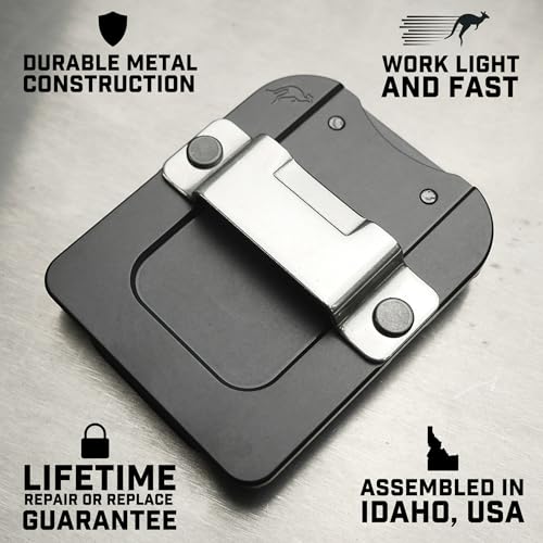 Holstery TapeMaster | Clip-On Tape Measure Holder - Low-Profile Measuring Tape Holster for Your Belt, Tool Bags, Pockets, or Pants - style: TapeMaster Pro