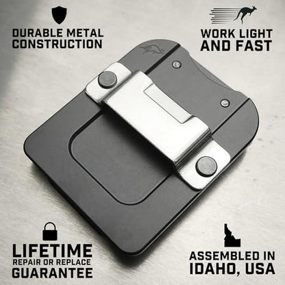 Holstery TapeMaster | Clip-On Tape Measure Holder - Low-Profile Measuring Tape Holster for Your Belt, Tool Bags, Pockets, or Pants - style: TapeMaster Pro