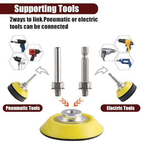 244Pack 2inch Sanding Discs Pad Variety Kit - style: Professional Master Kit