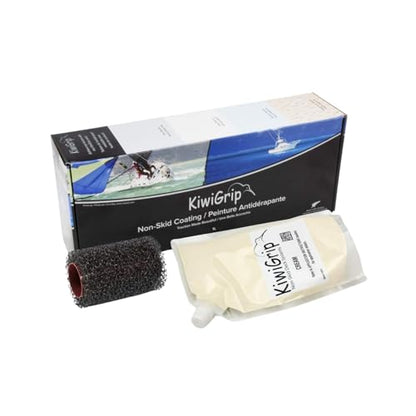 KiwiGrip Non-Skid Coating - Cream, 1 Liter - color: Cream, size: 33.81 Fl Oz (Pack of 1)