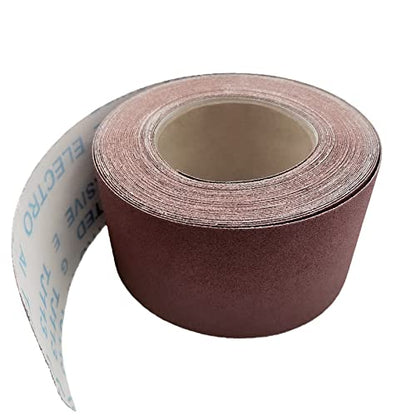 320 Grit Sandpaper Roll, 3 Inch x 49 Feet Emery Cloth Roll Aluminum Oxide Abrasive Paper Roll Continuous Sandpaper for Metalworking, Woodworker, Furniture Repair, Sanding Automotive Plumbing - size: 320 Grit