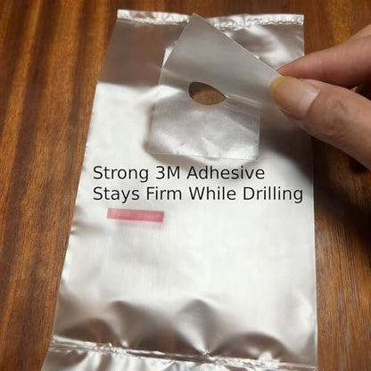 DAMILA Adhesive Drill Dust Collector Bags for Clean Drilling 50-Pack - size: 50 Pack