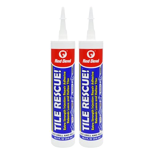 Injection Repair Adhesive - 2 Pack - 10.5 oz. Tubes - for Loose & Hollow Tile, Marble, Stone & Wood Floors. *for Best Results Use The Proven Power of a Caulk Gun* - style: 2 Tubes