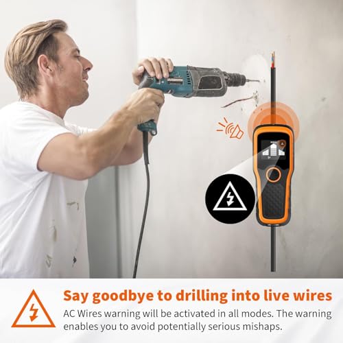 Stud Finder Wall Scanner, Advanced 5-in-1 Detector, Orange