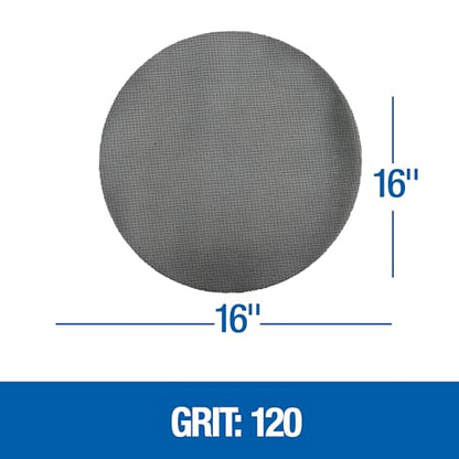 Mercer Industries Floor Sanding Screen Disc, 10 Pack, 16", Grit 120 - size: 16-Inch, style: Grit 120