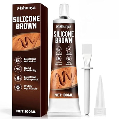 Brown Caulk, Indoor Outdoor, Waterproof, Weather Resistant