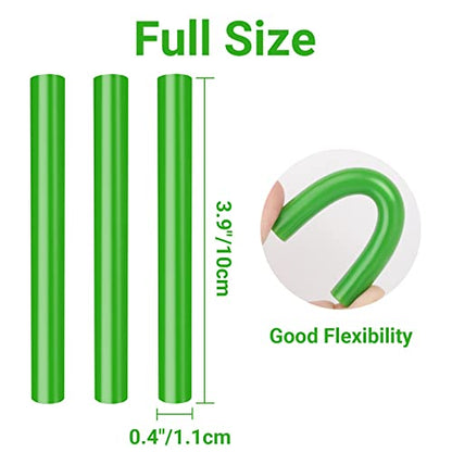 Green Hot Glue Sticks Full Size, 36 Pack Sealing Wax Sticks for Stamp Seals Crafting DIY Art Gluing Project Car Dent Repair Sealing, 4" Long x 0.43" Dia - color: Green, size: Full Size(0.43x4")