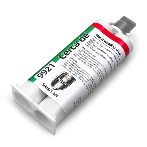 Metal Glue，Heavy Duty Waterproof epoxy Adhesive，Suitable for bonding Metals, Steel, Iron, Aluminum, Plastics, Ceramics, and Materials，Professional Bonding of Various Metal items1.6oz.