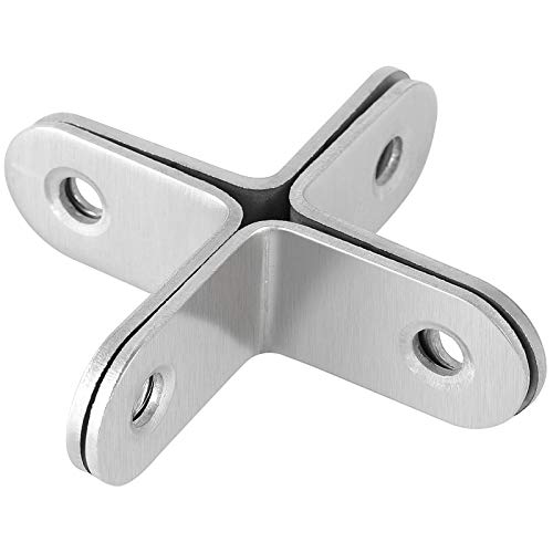 ZOENHOU 50 PCS 30x30mm Stainless Steel L Brackets Corner Braces with 100 Screws, 90 Degree Right Angle Brackets for Wood Furniture Shelves Cabinets Drawers Repair - size: 50 PCS 30 x 30mm Silver