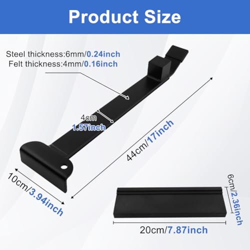 17" Heavy Pull Bar & Pry Bar Flooring Installation Tool with Tapping Block