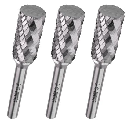 LU&MN SA-5 Tungsten Carbide Burr, 1/2" Head 1/4" Shank, 3 Pcs - style: SA-5,3PCS