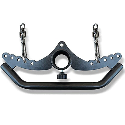 Adjustable Lat Pull down Bar, Cable Machine Attachments for Gym, Home Gym Fitness T-bar Row Pulldown Attachments, Lat Pull Down Machine Wide Grip Neutral Grip Handle - color: SP-B05