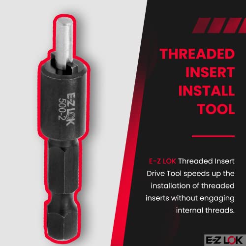 E-Z LOK Drive Tool - Optional - Use with 329-3, 329-332, 303-3, 303-332, 319-3, 319-332, 550-1024, 316-3, 400-3, 400-332, 400-M5,Silver, Black - size: 500-2