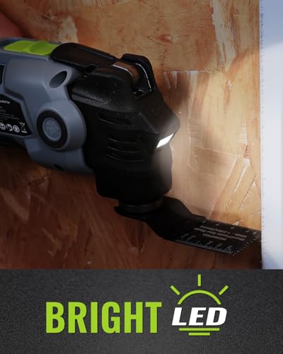 WORKPRO 20V Brushless Cordless Oscillating Multi-Tool Kit - size: Cordless 20 V