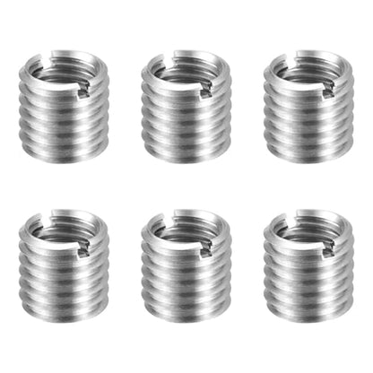 HARFINGTON 6pcs Thread Repair Inserts M12 x 1.75 Male to M10 x 1.5 Female Thread 12mm Long Stainless Steel Reducing Nuts Metric Self Tapping Sleeves Threaded Reducer Industrial Fasteners - size: M12 x 1.75 Male to M10 x 1.5 Female x 12mm