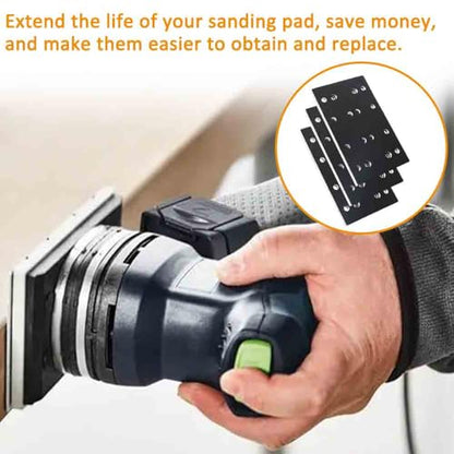 3 Pack 489252 RTS 400 Sanding Pad Soft 80x133mm 12 Hole