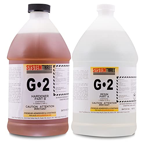 System Three G-2 Epoxy Adhesive, 1.5 Gallon Kit - size: 1.5 Gallons