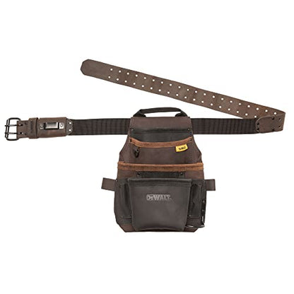 DEWALT Leather Pouch W/Belt - size: One Size, style: Leather Pouch w/Belt