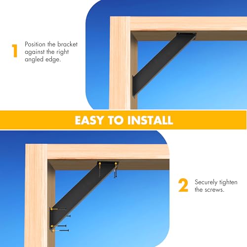 4-Pack 45-Degree Pergola Bracket Angle Reinforcing Support Anchor - style: 45 degree