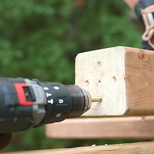 Nuvo Iron Heavy Duty Wood Post Plate Connector - Bolts Included, 4" x 4"