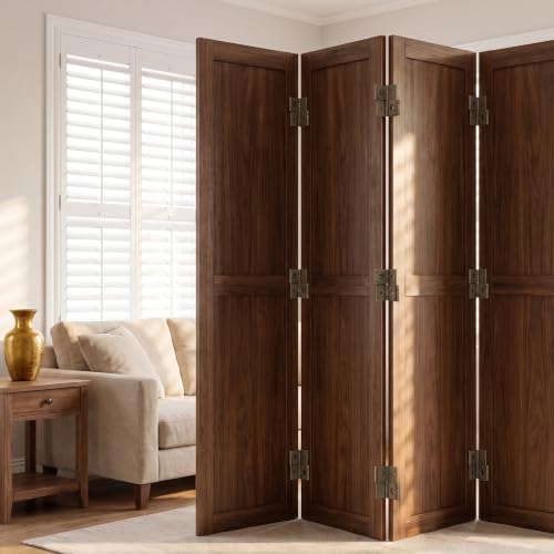 8-Pack 360° Retro Double Acting Hinges – Antique Brass Folding Screen - color: Bronze