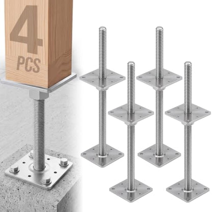 4 Pack 18" Adjustable House Floor Jacks