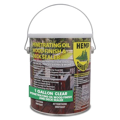 Premium Outdoor Wood Stain & Sealer - Semi-Transparent, UV Protection, Waterproof (Slate Grey, 1 Gallon) - color: Slate Gray, size: 1 Gallon