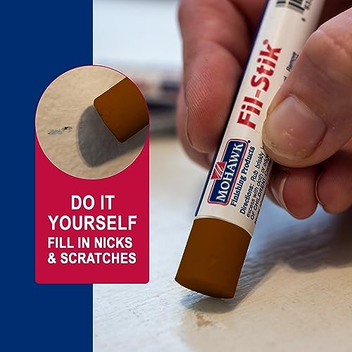 Mohawk Fil-Stik Wax Putty Stick, Medium Brown Walnut M230-0207, 1 Count
