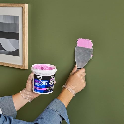 DAP DryDex Dry Time Indicator Spackling, Pink/White, 32 Oz (7079812330) (Pack of 2) - size: 1 Quart (Pack of 2)