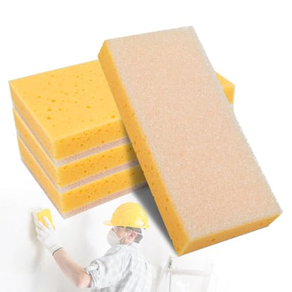 Drywall Wet Sanding Sponge, Dustless Dual Sided Walboard Drywall Sponge