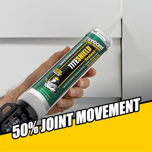 Titebond TiteShield Sealant, Brown – High-Performance Elastomeric, 33331, 10.1 Oz.