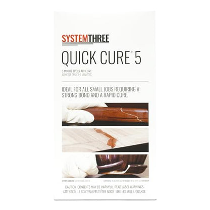 System Three Quick Cure 5 Epoxy Adhesive, 1 Quart Kit - size: 32 fl oz Kit