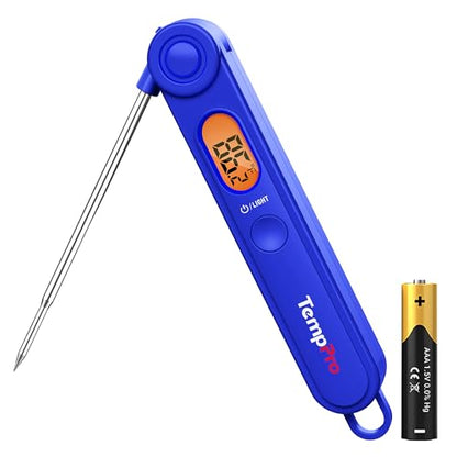 TempPro TempSwift Digital Meat Thermometer for Cooking - color: Blue