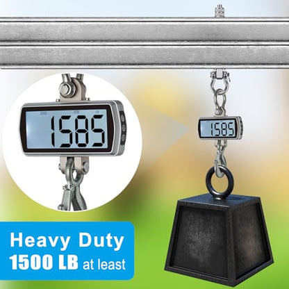 Dolibest Swing Hangers with Bearing - 2 Pack Stainless Steel 304 Swing Hooks for Wood & Metal Beams, Ideal for Hanging Hammocks, Yoga Swings, Porch Swing, Boxing Bag 1500 LB Capacity -7''x M2/5'' - color: M10x7'' -2pcs