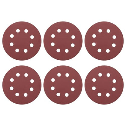 HARFINGTON 20 Pcs 5 Inch Sanding Discs 800 Grit Red Aluminum Oxide 8 Hole - size: 5 Inch(800 Grit)