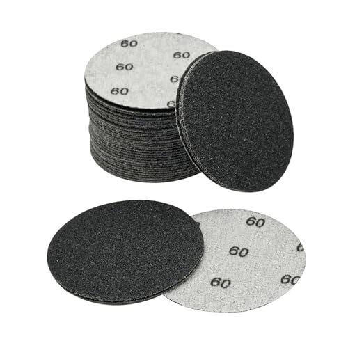 3 Inch Sanding Discs, 50pcs 60 Grit Silicon Carbide Sandpaper - style: Grit 60