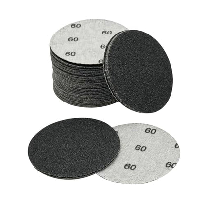 3 Inch Sanding Discs, 50pcs 60 Grit Silicon Carbide Sandpaper - style: Grit 60