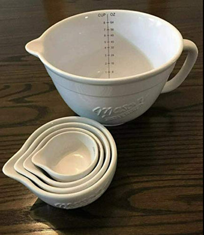 Mason Craft and More 5-Piece Batter Bowl & Measuring Cup Set