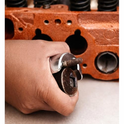 Powerbuilt Stud Extractor Tool, Remove 1/4" to 3/4" Nuts, Broken, or Seized Studs, Grip Damaged Bolts- 648639, Silver