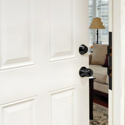Prime-Line Door Strike, 5-1/2", Hole Center, Matte Black (Single Pack) - color: Matte Black