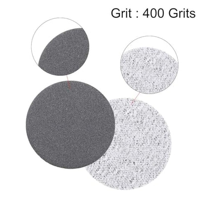 1-Inch Wet or Dry Sandpaper Sanding Paper disc Sanding Discs 400 Grit 100 Pcs - size: 100Pcs 1-inch 400 Grit
