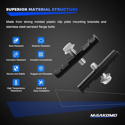 48pcs Fence Clips Chain Link Fence Sign Mounts Fastener Brackets Clamps - style: 48PCS
