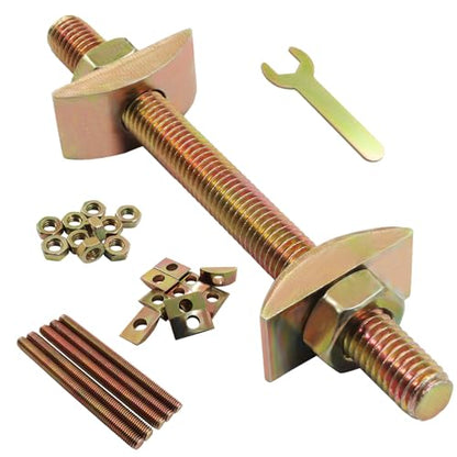 Jiozermi Countertop Connector Bolts & Bed Frame Hardware Kit, M8x100mm - size: M8×100（12Pcs）