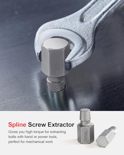 Kolvoii 67-Piece Broken Bolt Extractor Kit & Easy Out Screw Extractor Set - size: 67 PCS